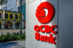 Why did OCBC have a sterling Q1?